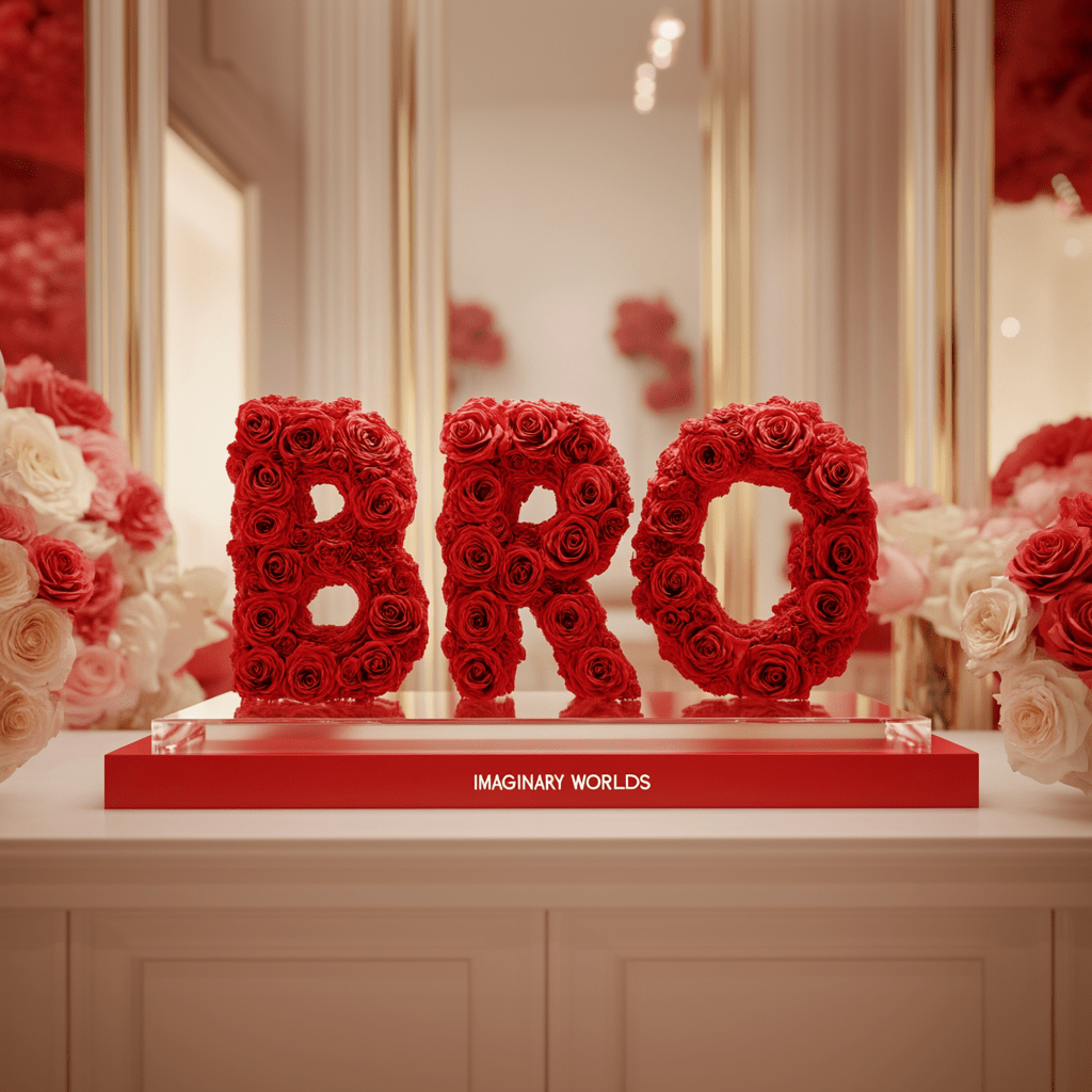 BRO Rose Box Sculpture - Imaginary Worlds