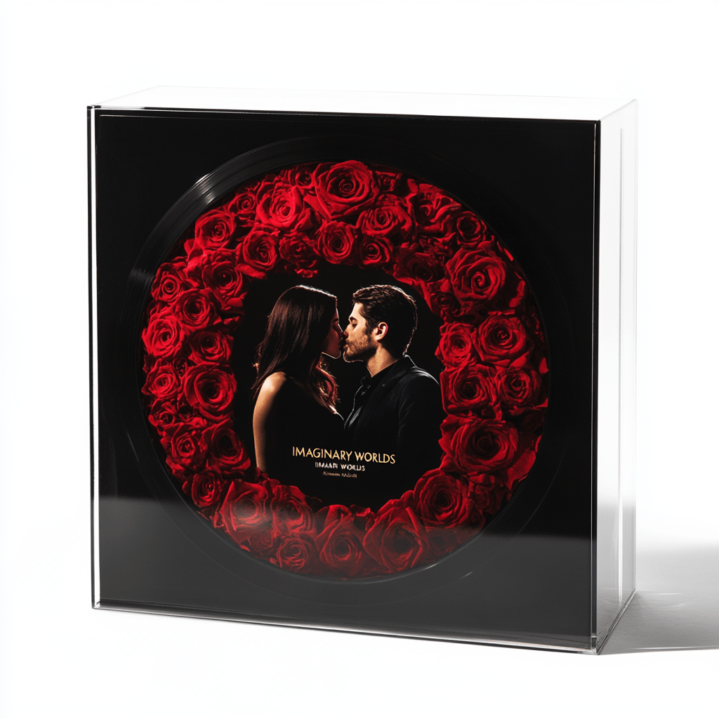 Imaginary Worlds Custom Vinyl Rose Box β Red Roses Edition - Imaginary Worlds