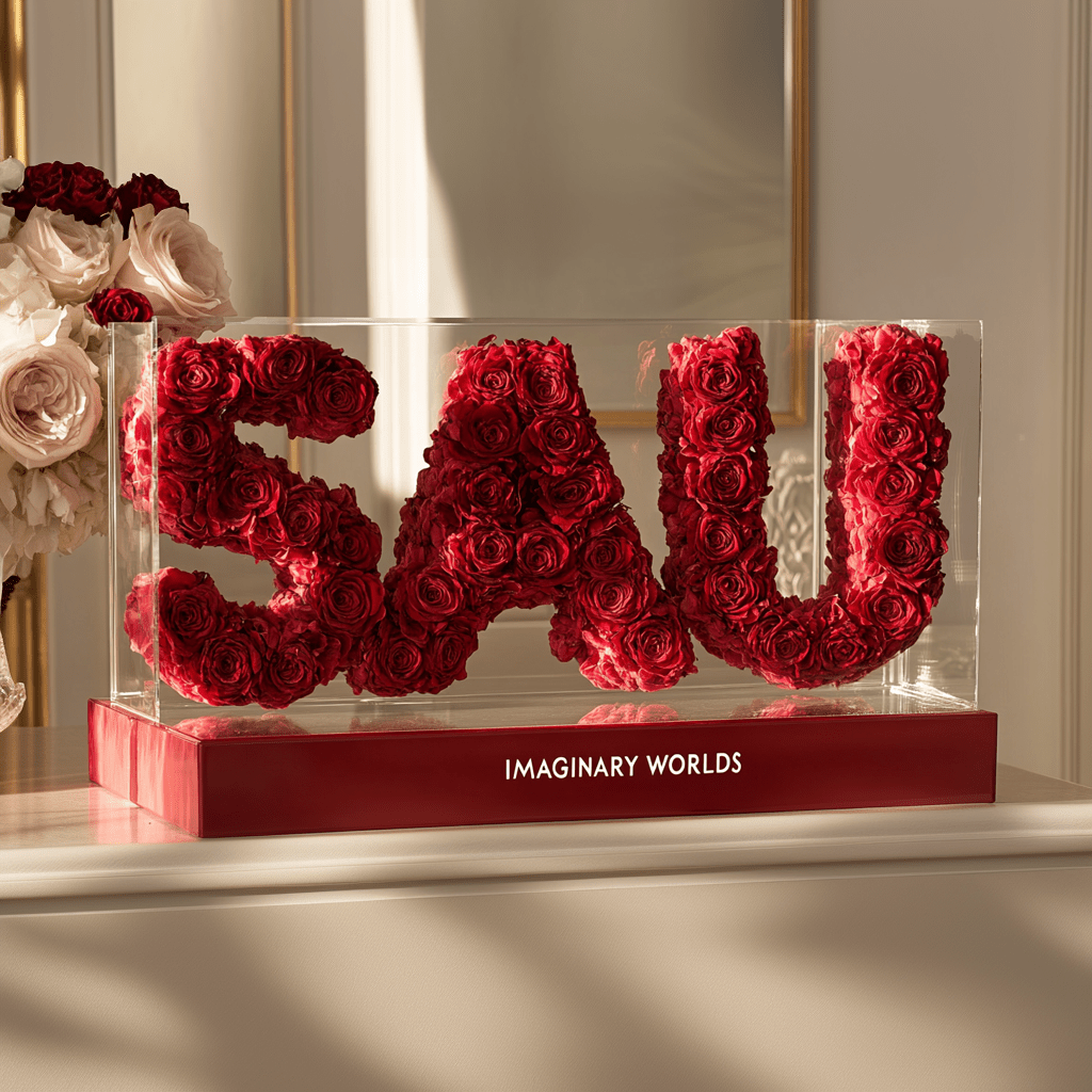 SAU Rose Sculpture – The Saudi Arabia Edition - Imaginary Worlds