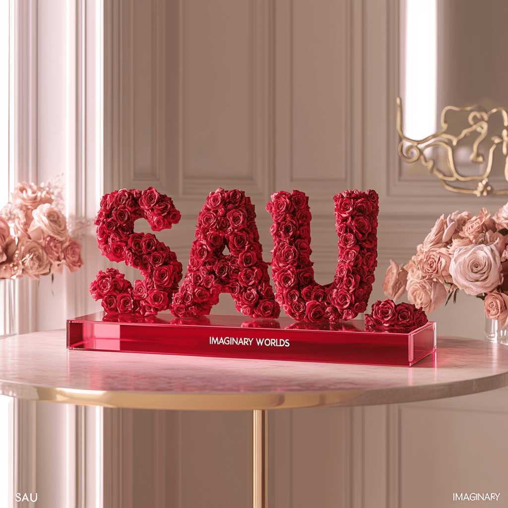 SAU Rose Sculpture – The Saudi Arabia Edition - Imaginary Worlds