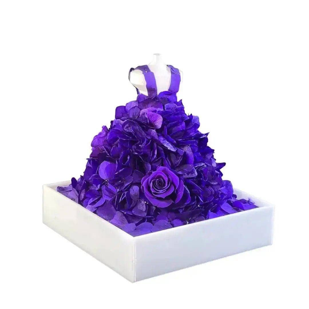 Hydrangea Elegance: Miniature Floral Dress - Imaginary Worlds