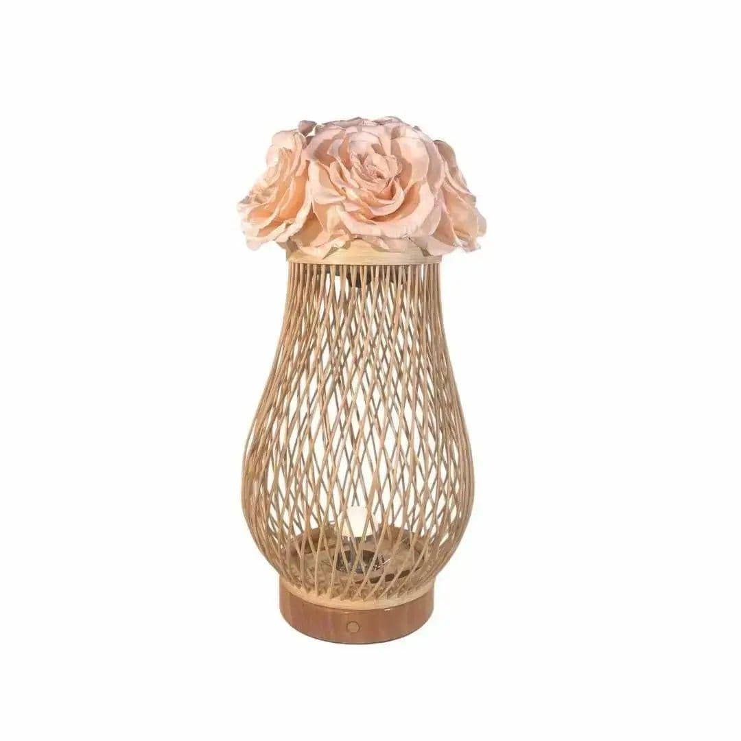Zen Blossom Radiance: The Flower Lamp of Ancient Splendor - Imaginary Worlds