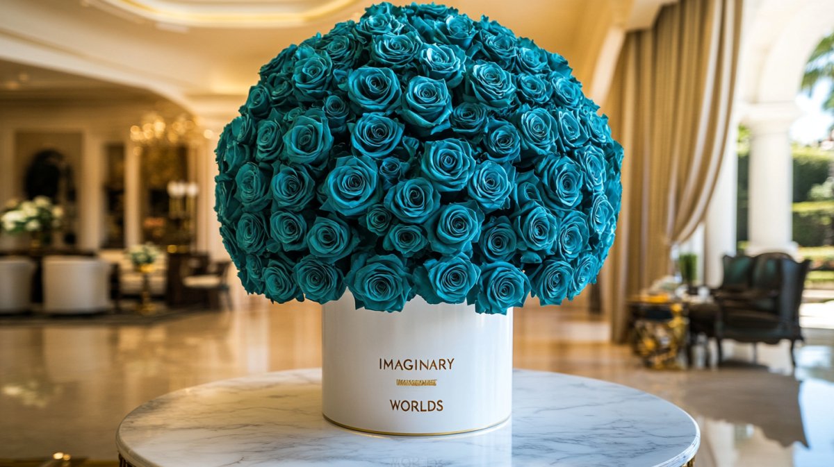 Discover the Captivating Allure of Teal Roses - Imaginary Worlds