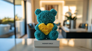 Discover the Timeless Beauty of the Tiffany Blue Rose Bear - Imaginary Worlds