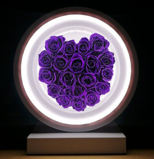 Flower Lamp Elegance: The Radiant Blossom's Colorful Symphony - Imaginary Worlds