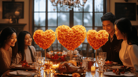 Thanksgiving Roses in the United States — Gratitude in Golden Petals - Imaginary Worlds