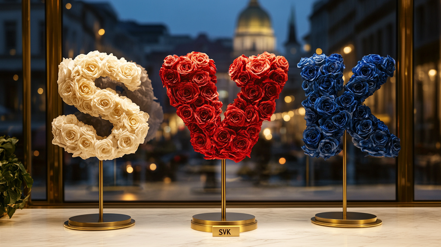 Rose Gifts for Slovakia – Red, Blue & White in Bloom