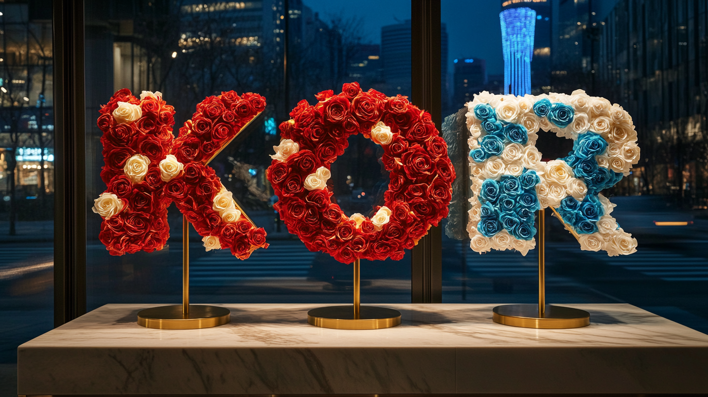 Rose Designs for South Korea – Symbols of Unity and Beauty