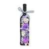 Floral Harmony Wine Bottle