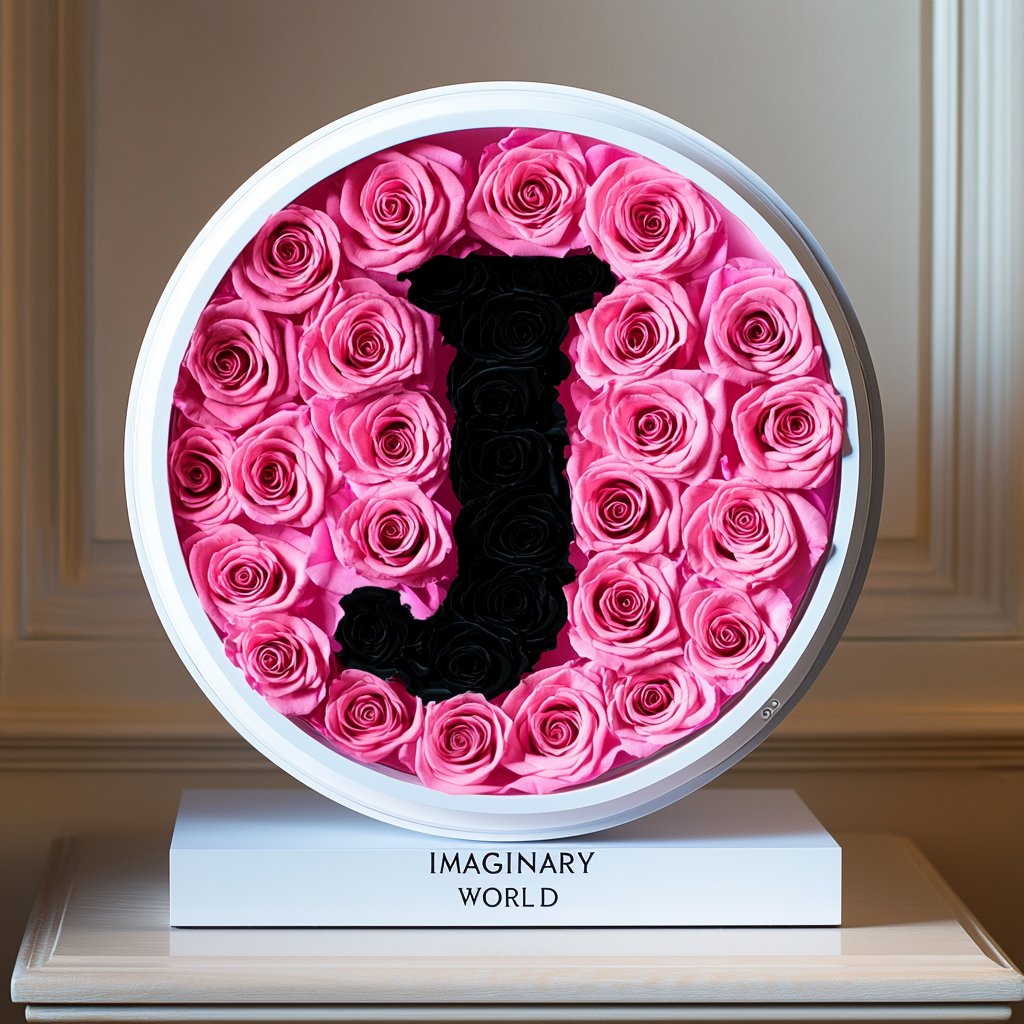 Customized Alphabet Round Flower Lamp Collection