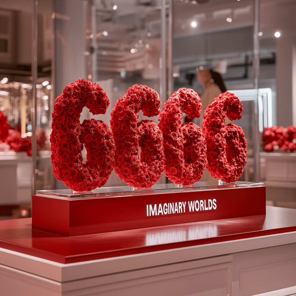 Angel Number 6666 Rose Box - Imaginary Worlds