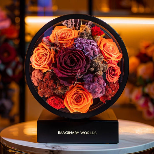 Autumn Ember Flower Lamp - Imaginary Worlds