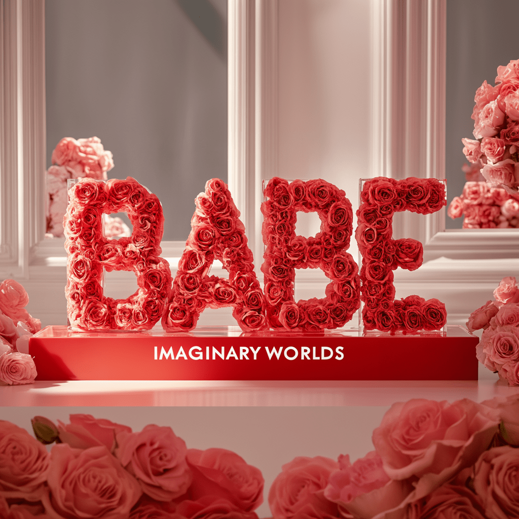 BABE Rose Box Sculpture - Imaginary Worlds