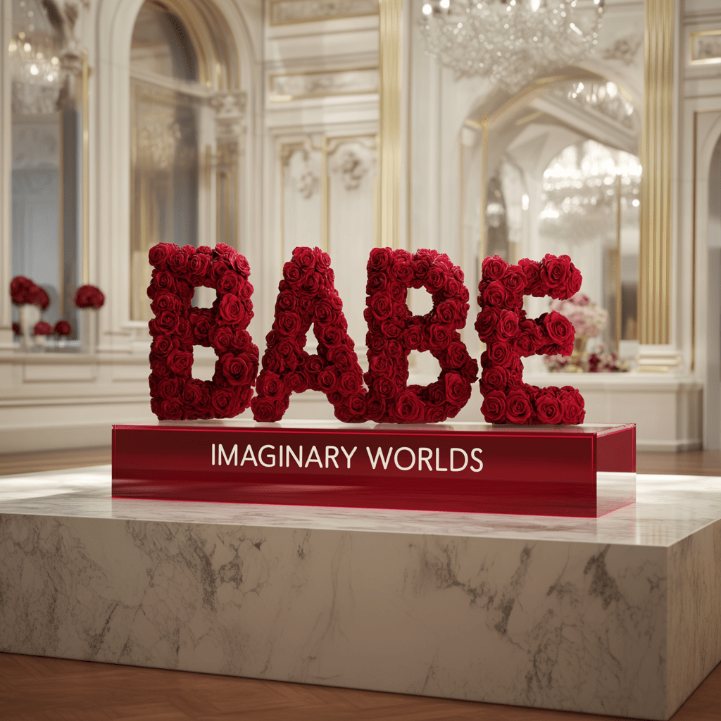 BABE Rose Box Sculpture - Imaginary Worlds