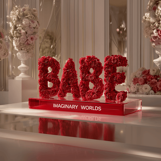 BABE Rose Box Sculpture - Imaginary Worlds