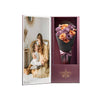 Custom Eternal Bouquet - Lavender & Orange Rose Box - Imaginary Worlds