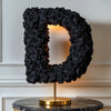 Demeter Black Rose Letter D Lamp - Imaginary Worlds