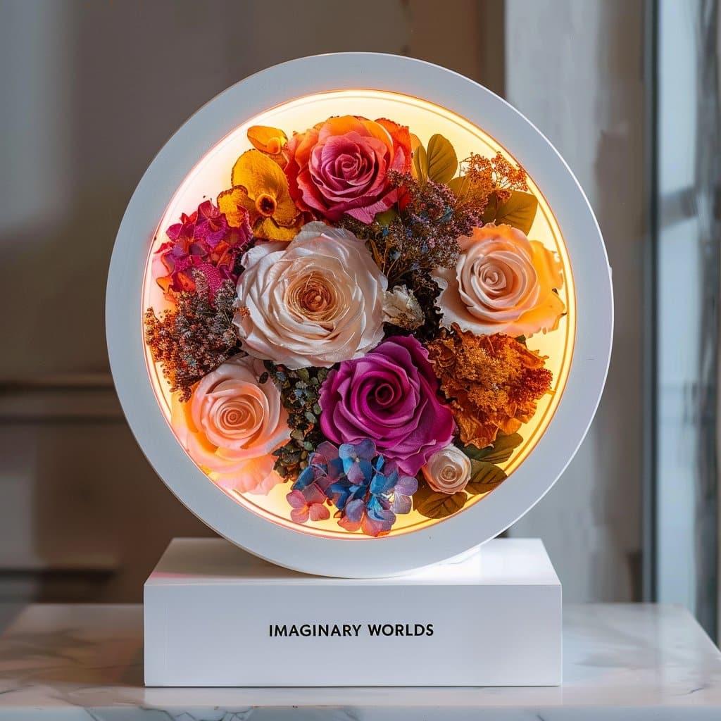 Elegant Symphony Flower Lamp - Imaginary Worlds