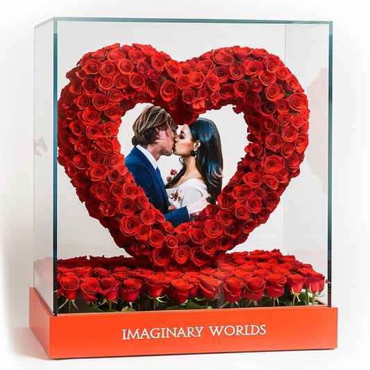 Eternal Affection Grand Acrylic Photo Box - Imaginary Worlds