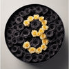 Eternal Elegance Number – Custom Black & Yellow Rose Arrangement - Imaginary Worlds