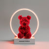 Eternal Embrace Flower Bear Lamp - Imaginary Worlds