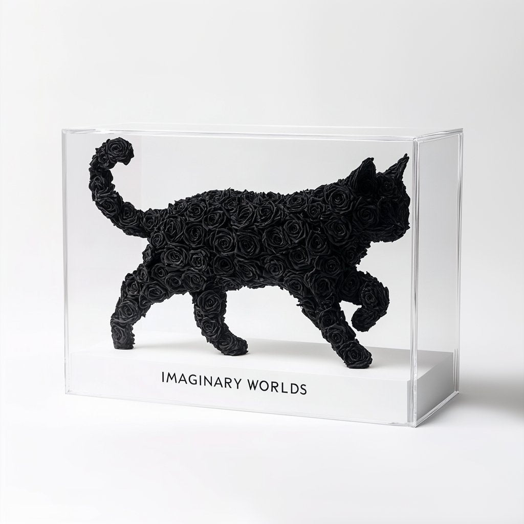 Forever Rose Animal Sculptures - Imaginary Worlds
