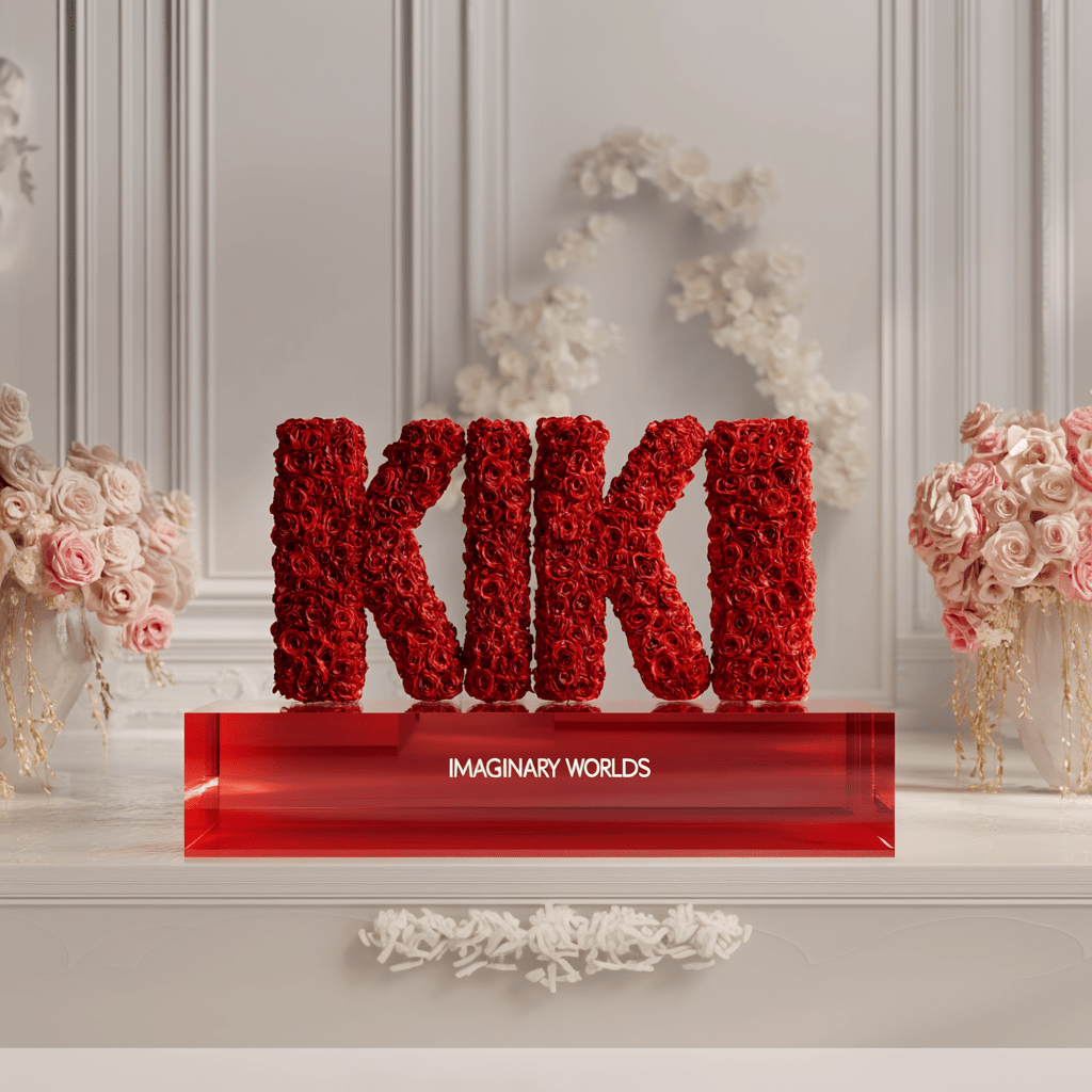 KIKI Rose Box Sculpture - Imaginary Worlds