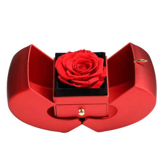 Red Apple Eternal Love Gift Box with Red Rose - Imaginary Worlds