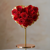 Ares and Aphrodite Mixed Rose Heart Lamp