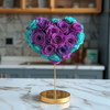 Athena and Ares Mixed Rose Heart Lamp
