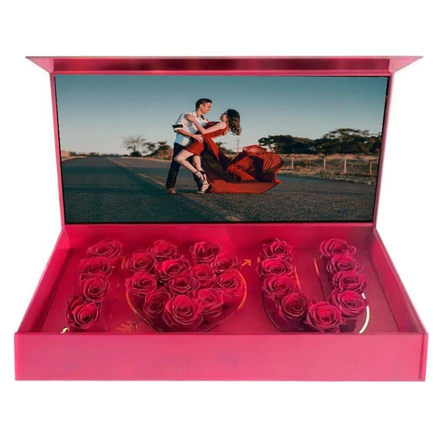 26 Forever Roses Personalized Photo Rose Box - Imaginary Worlds