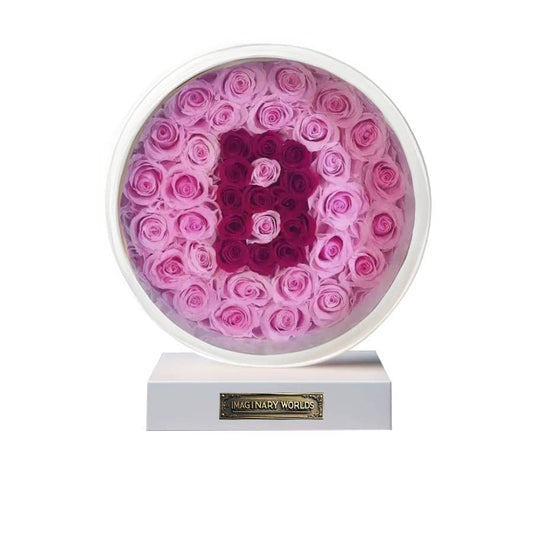 Alphabet Customized Personalized Rose Lamp - Imaginary Worlds