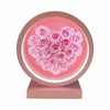 Enchanting Pink Rose Heart Lamp - Imaginary Worlds